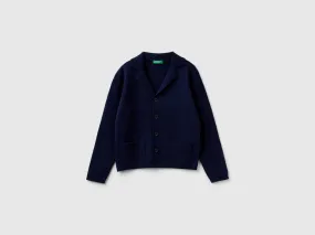 Blazer de punto con bolsillos