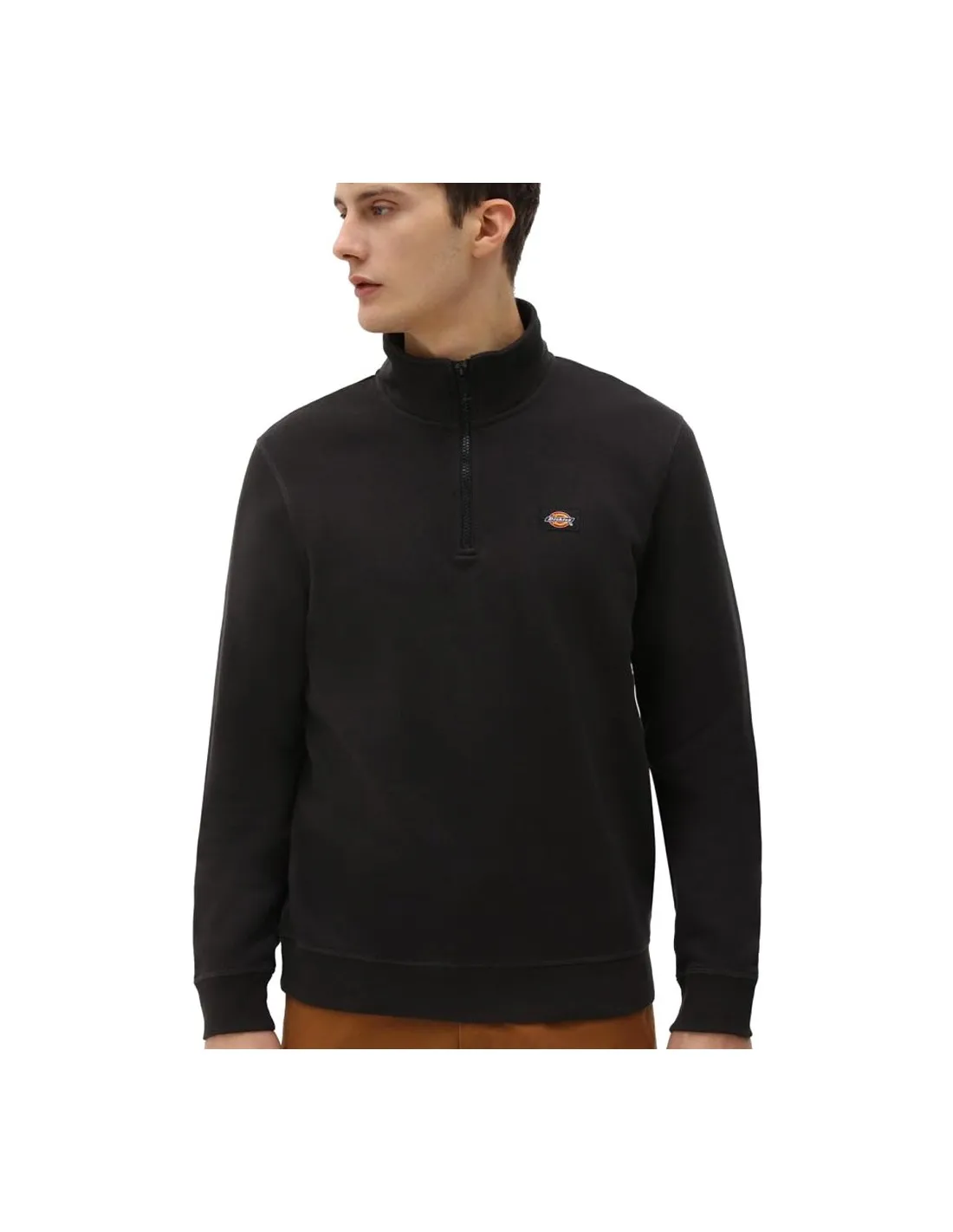 DICKIES OAKPORT QUARTER ZIP BLACK