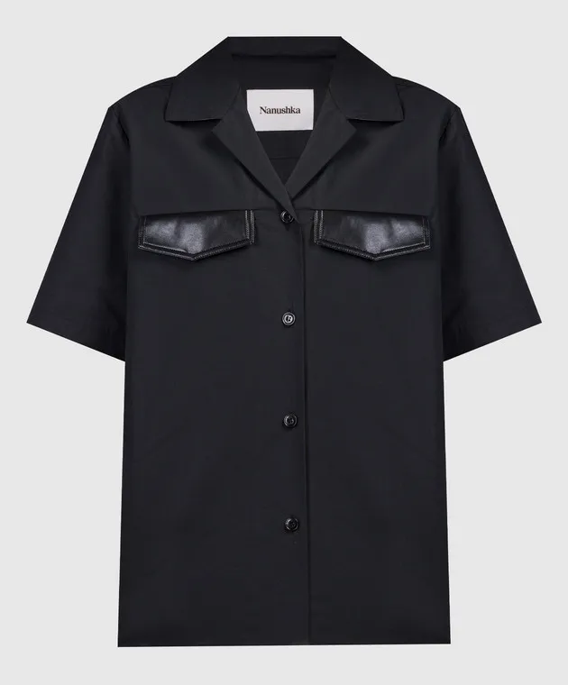 Nanushka Black blouse Emina
